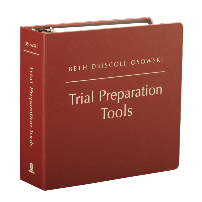 California Trial Preparation Checklist