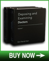 Deposing and Examining Doctors - Buy Now