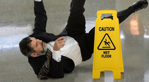 Common Distractions Create Slip & Fall Hazards